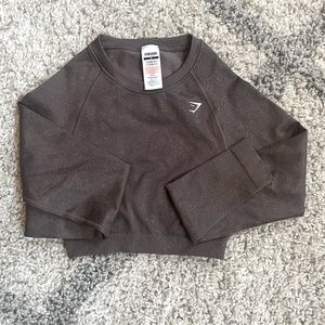 Gymshark Long Sleeve Fitted Crop Top